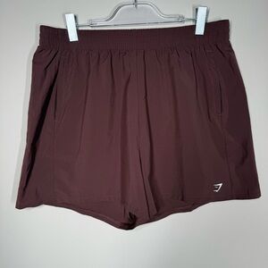 Gymshark Dark Brown Athletic Shorts